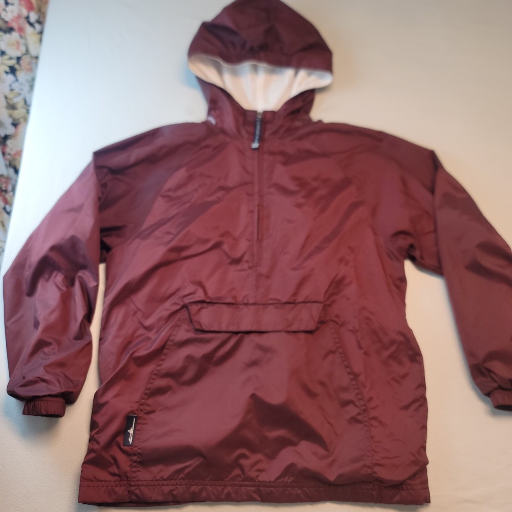 Pullover Rain Jacket Windbreaker Charles River Apparel 8905 (Youth Large)